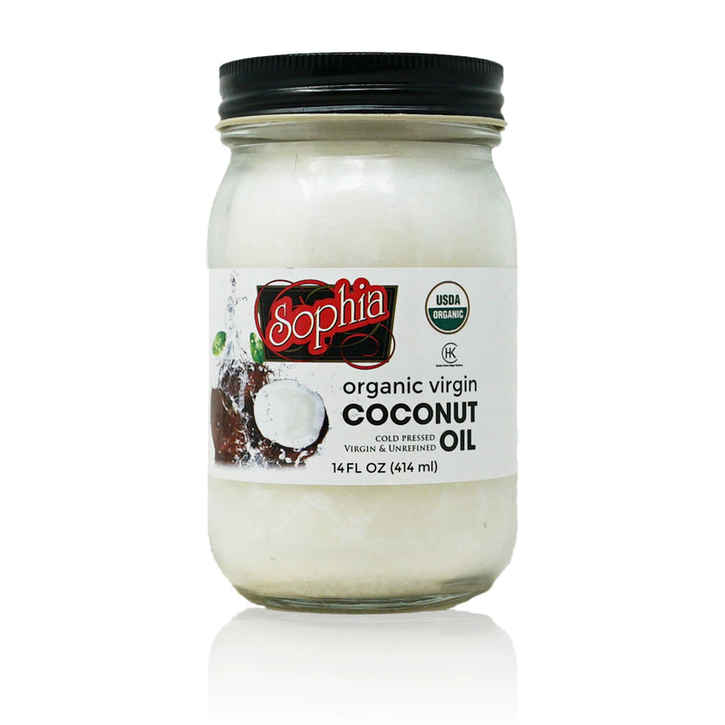 Sophia Oil - Coconut Oil, Organic & Virgin 14OZ