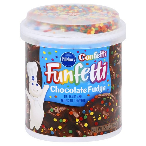 Pillsbury Funfetti Chocolate Frosting 15.6 OZ
