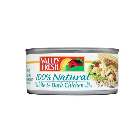 Valley Fresh White & Dark Chunk Chicken 10 OZ