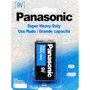 Panasonic 9 Volt Carbon 9V Battery Single Pack