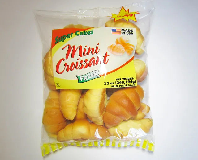 Super Cakes Mini Croissants 12 OZ