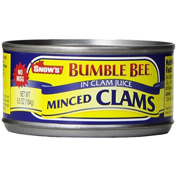 Bumble Bee Snow's Minced Clams 6.5 OZ