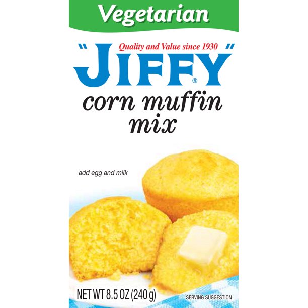 Jiffy Vegetarian Corn Muffin Mix 8.5 OZ