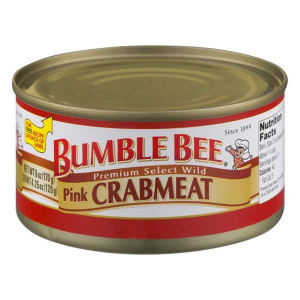 Bumble Bee Pink Crabmeat 6OZ