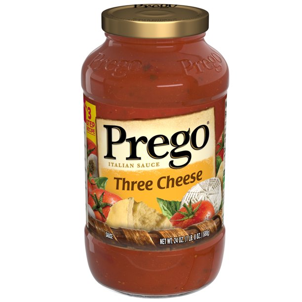 Prego Pasta Three Cheese Italian Sauce 24 OZ