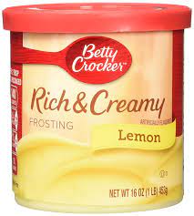 Betty Crocker Rich & Creamy Frosting, Lemon 16 OZ