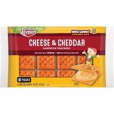 Keebler Cheese/Cheddar Sandwich Crackers, 8-Count 11 OZ
