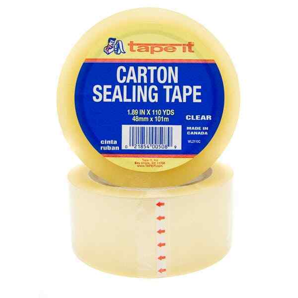 Carton sealing Tape - Clear - 1.89" x 110 yards