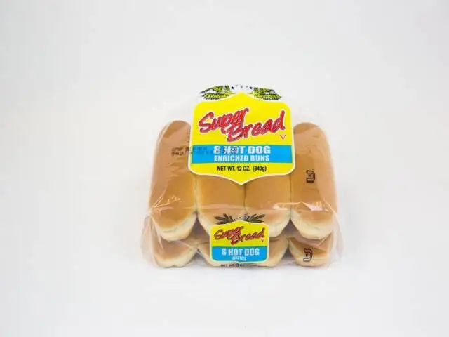 Super Bread Hot Dog Rolls 12 OZ